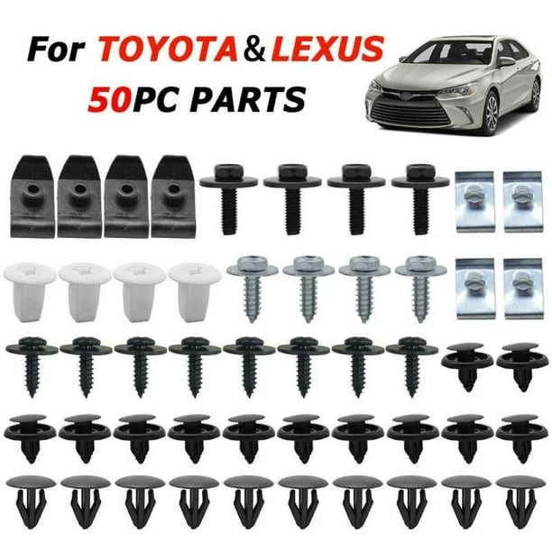 Car Engine Under tray Cover Clips Bottom Shield Guard Screws Kit For Toyota